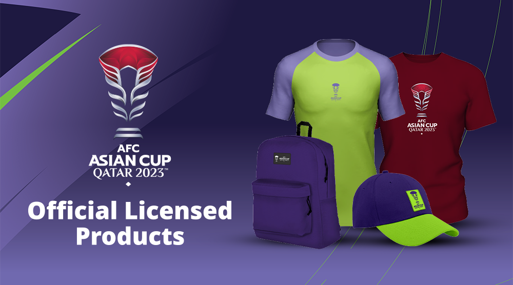 Official Licensed Products of the AFC Asian Cup Qatar 2023™